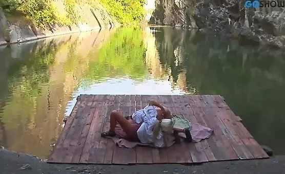 Blonde Brunette Lesbian Oral Delights